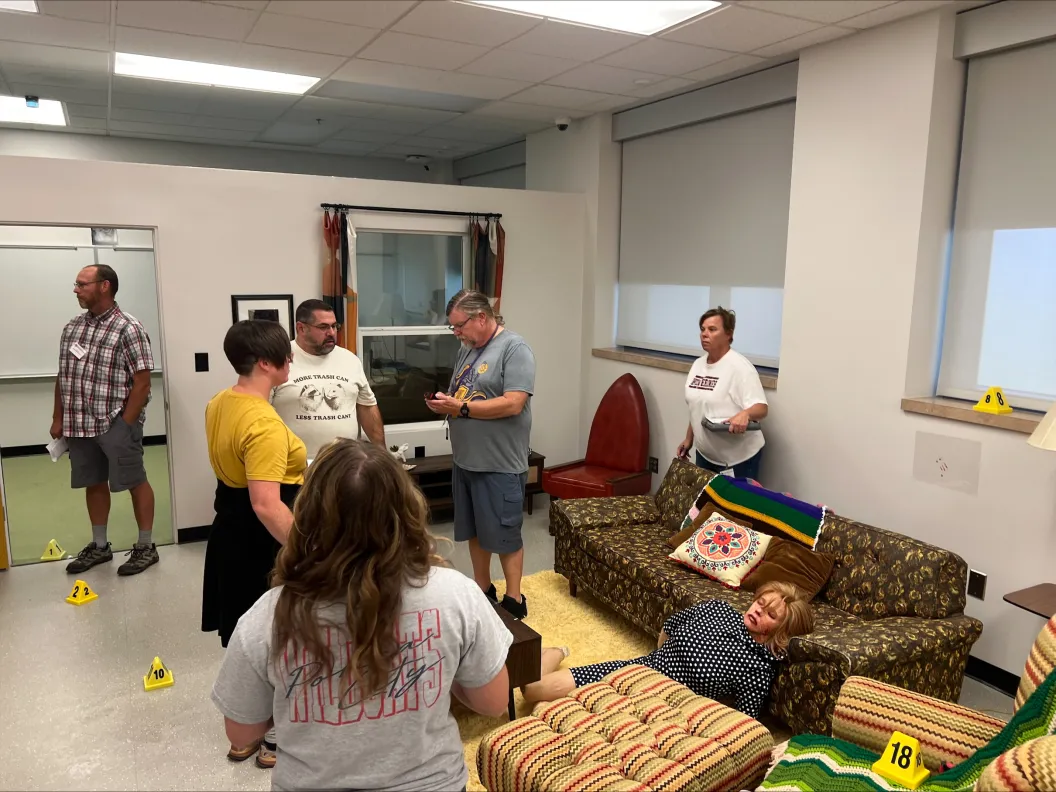Crime Scene Processing – Crime Scene House at the University of Central Oklahoma