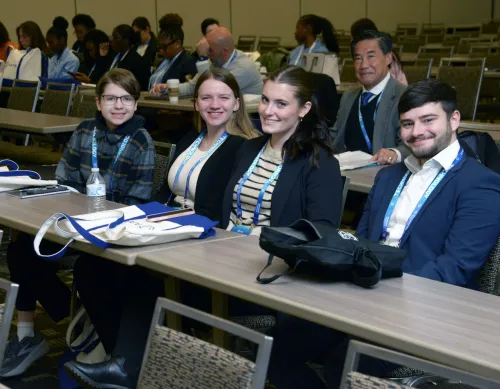 students at the young forensic scientists forum aafs 2025
