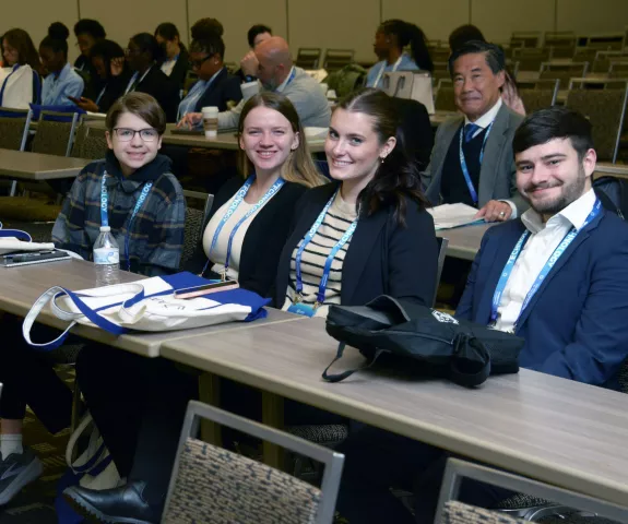 students at the young forensic scientists forum aafs 2025